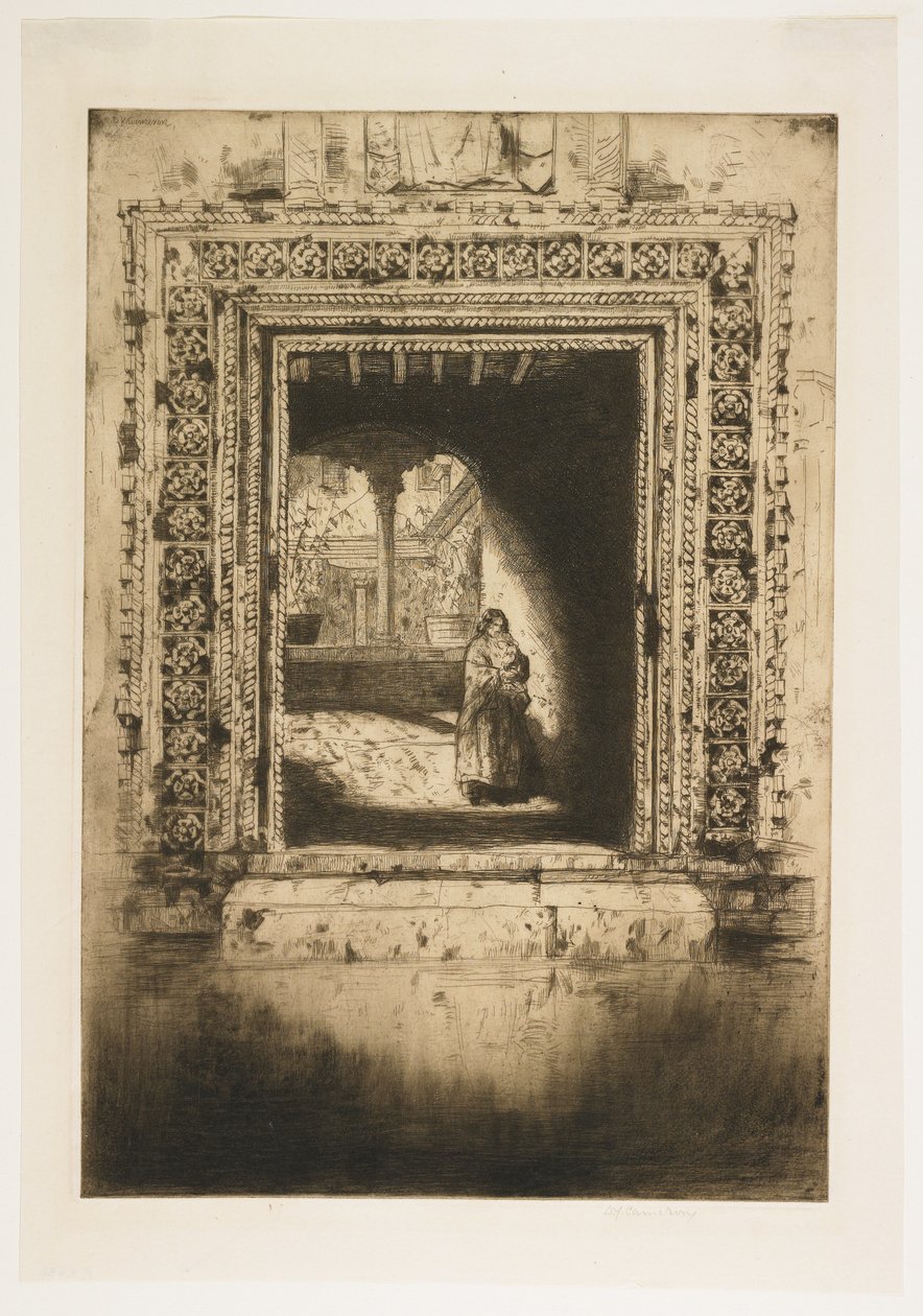 La Abbazia, Venecia, 1900 de David Young Cameron