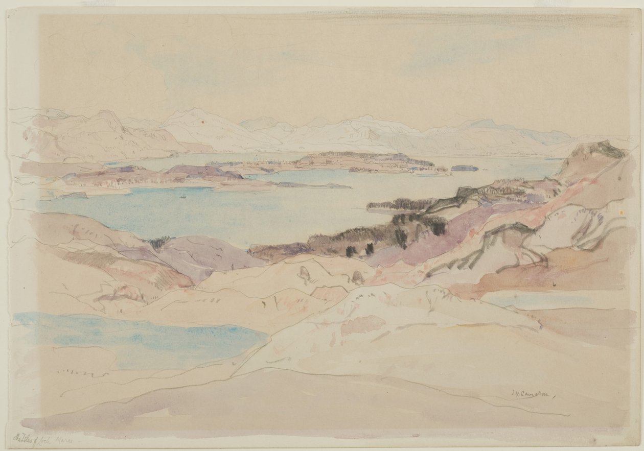 La isla de Loch Maree de David Young Cameron