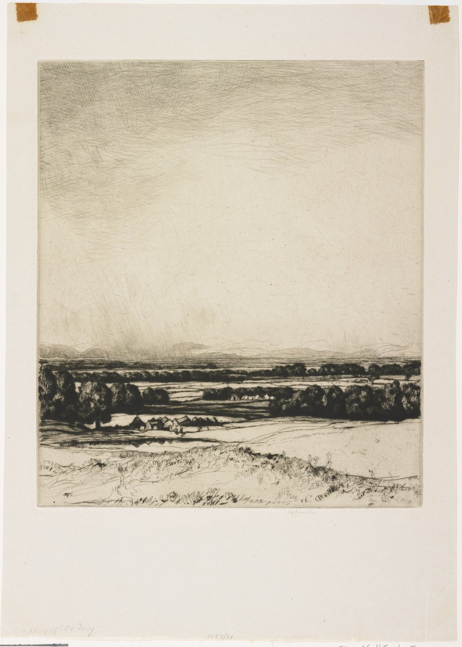 El Valle del Tay, 1931 de David Young Cameron