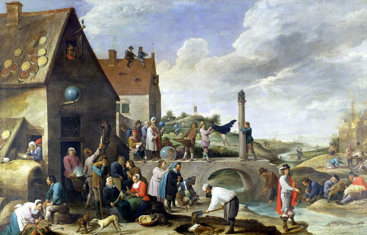 Los proverbios de David Teniers the Younger