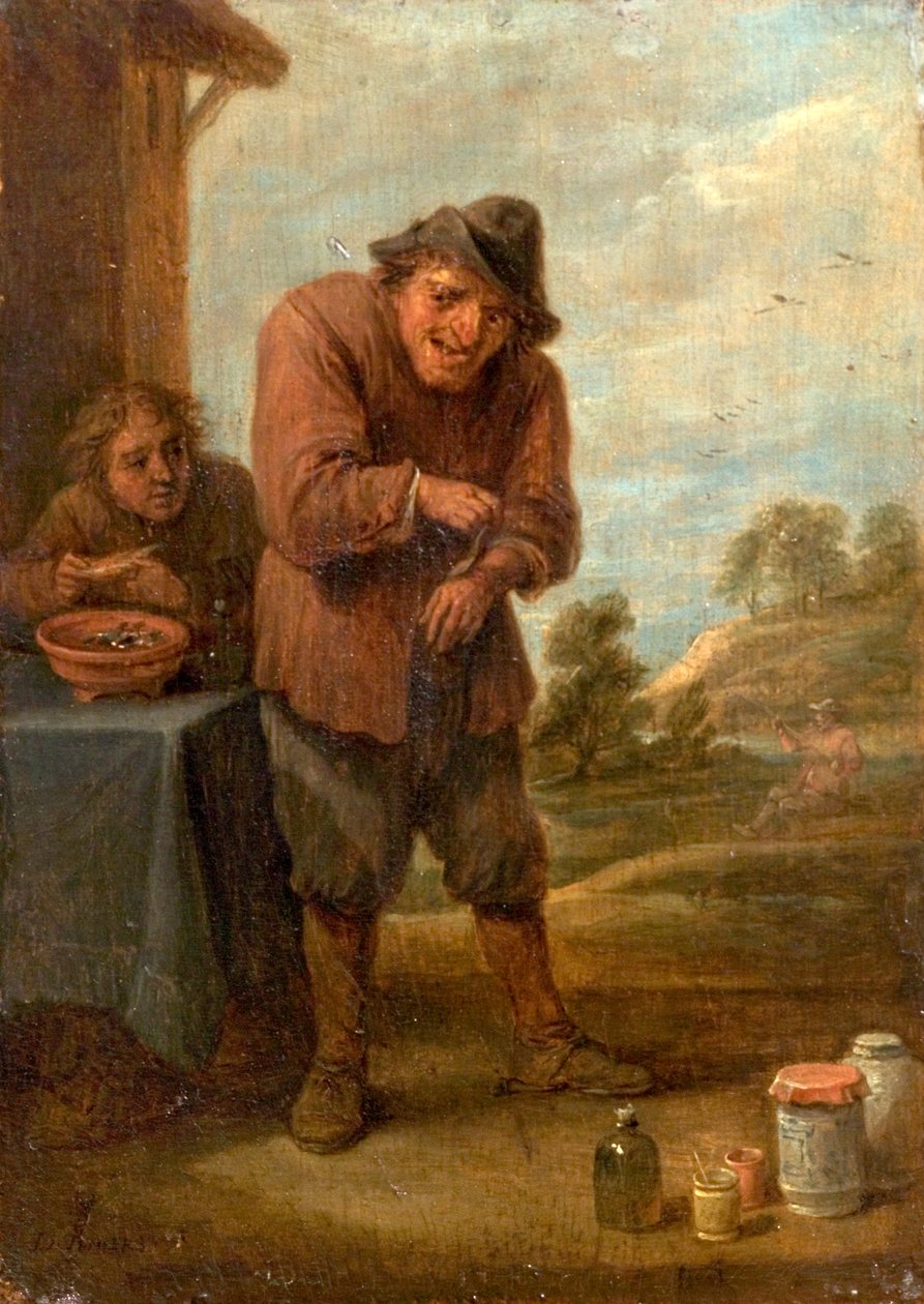 El sentido del tacto de David Teniers the Younger