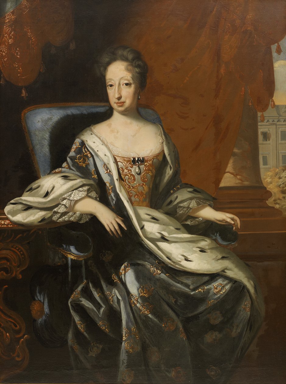 Hedvig Eleonora, Reina de Suecia Retrato de Hedvig Eleonora de David von Krafft