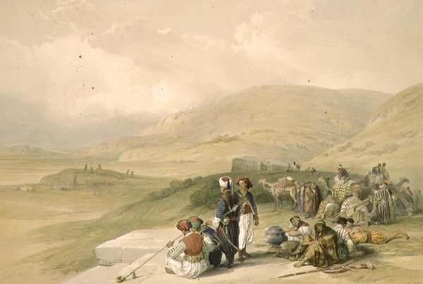 El pozo de Jacob en Siquem, 17 de abril de 1839, lámina 40 del Volumen I de 