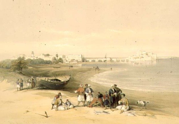 Sarda, antigua Sidón, 28 de abril de 1839, lámina 73 del Volumen II de 