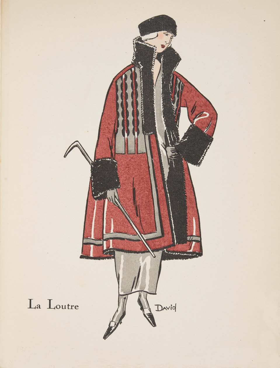 La Loutre, de una colección de placas de moda de David