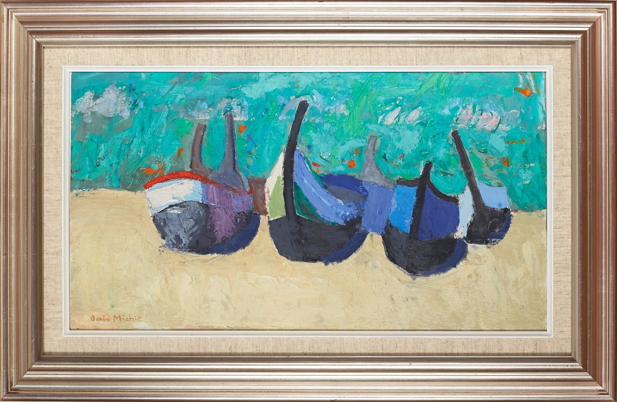 Barcos en Nazaré de David Alan Redpath Michie