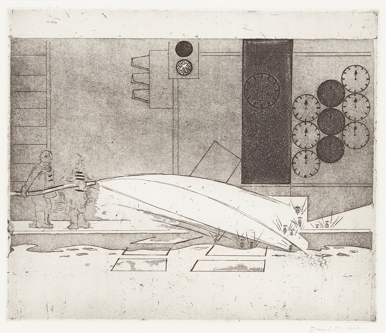 Lavando la calle | David Alan Redpath Michie