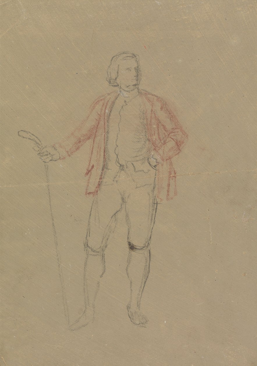 Estudio para el retrato de William Inglis de David Allan