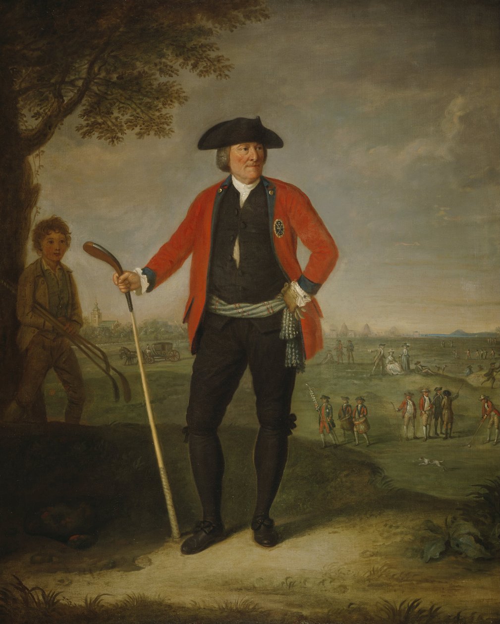 William Inglis, c 1712 - 1792. Cirujano y capitán de la Honorable Compañía de Golfistas de Edimburgo. de David Allan