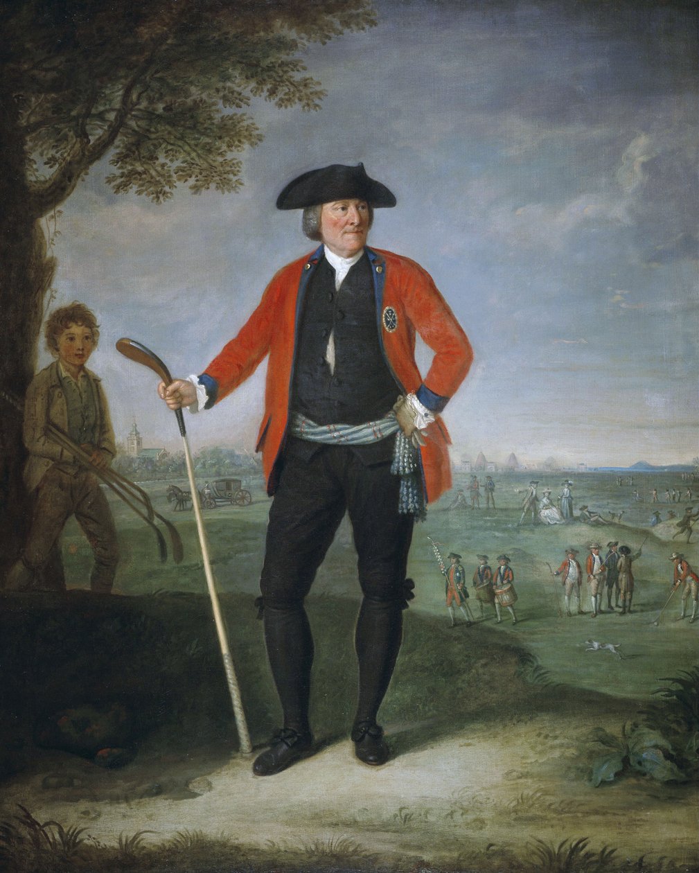 William Inglis, c 1712 - 1792. Cirujano y capitán de la Honorable Compañía de Golfistas de Edimburgo. de David Allan
