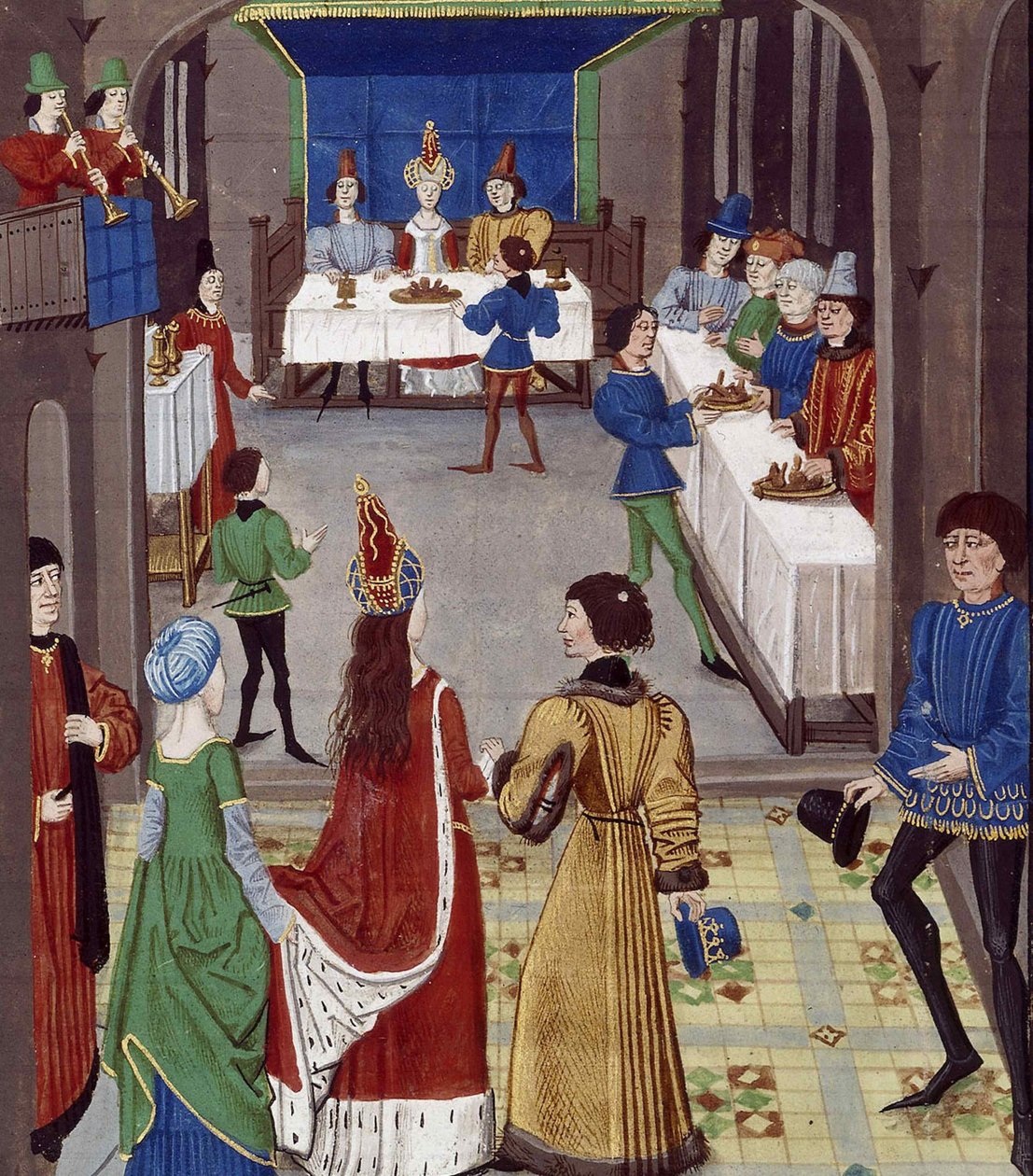 El matrimonio. De: Renaud de Montauban, ca 1465 de David Aubert