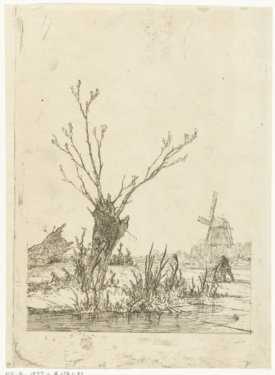 paisaje de invierno de David Bles