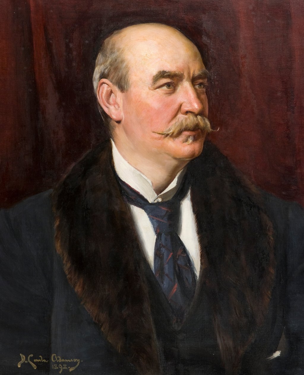 Retrato de James Russell (químico de Dundee) de David Comba Adamson