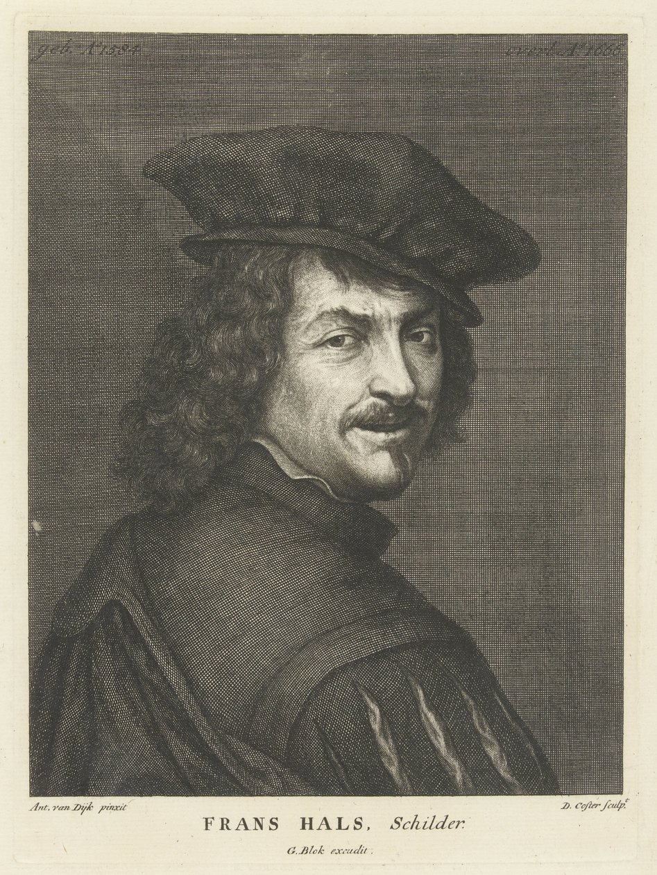 Retrato del pintor Frans Hals de David Coster