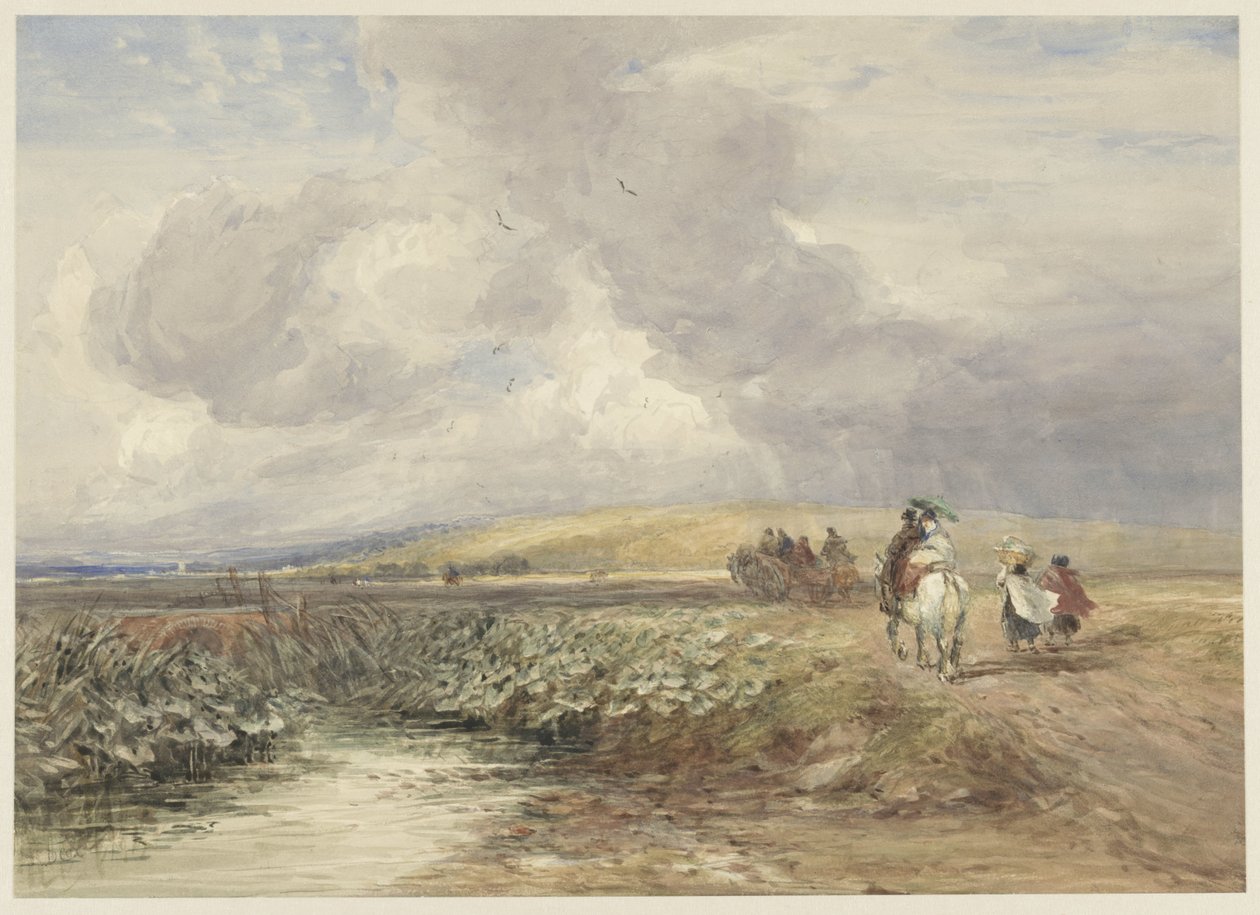 Paisaje con viajeros de David Cox (I)