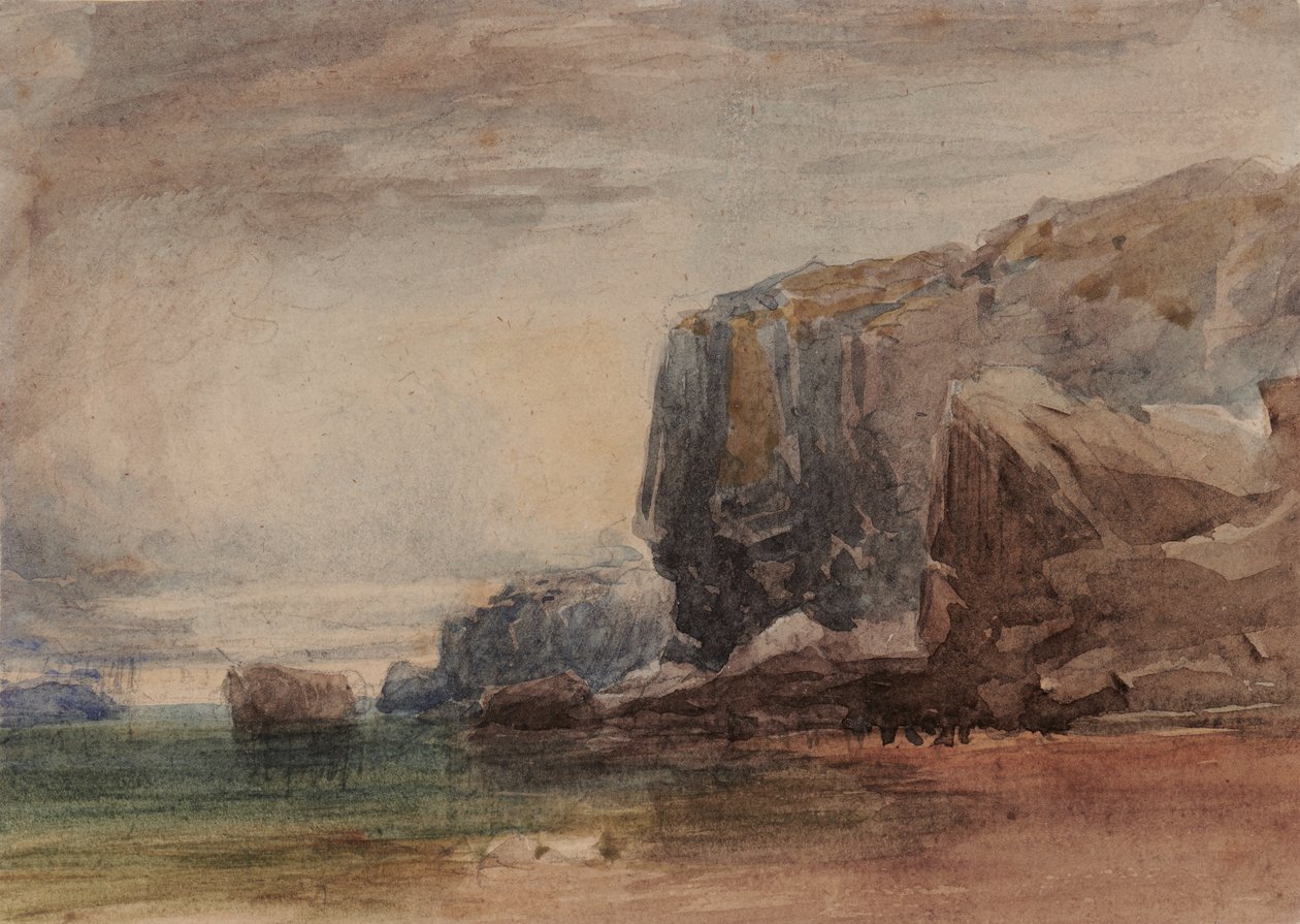 Escenario costero (nº 1 temporal) de David Cox