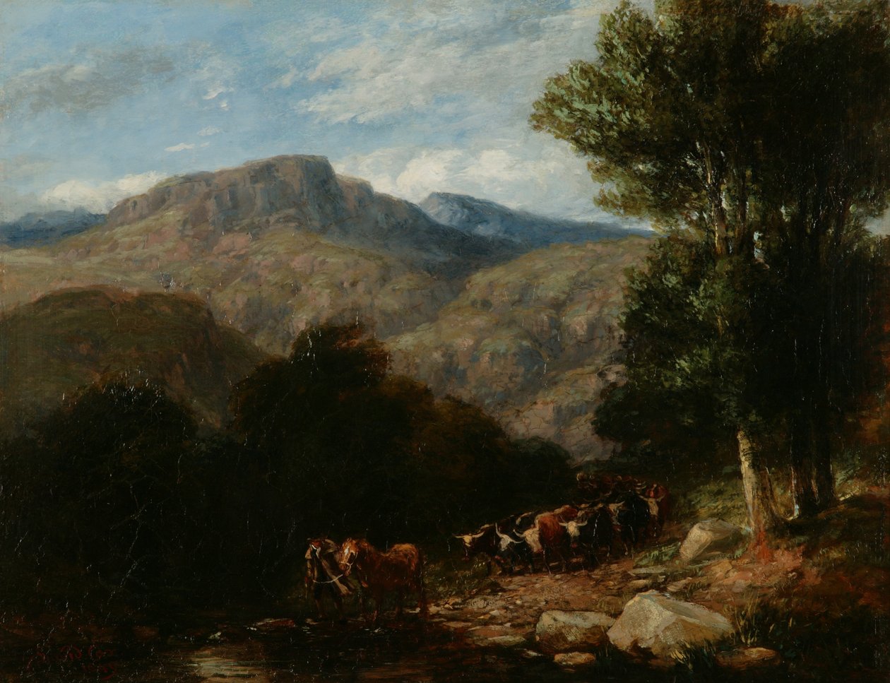 Cruzar el vado de David Cox