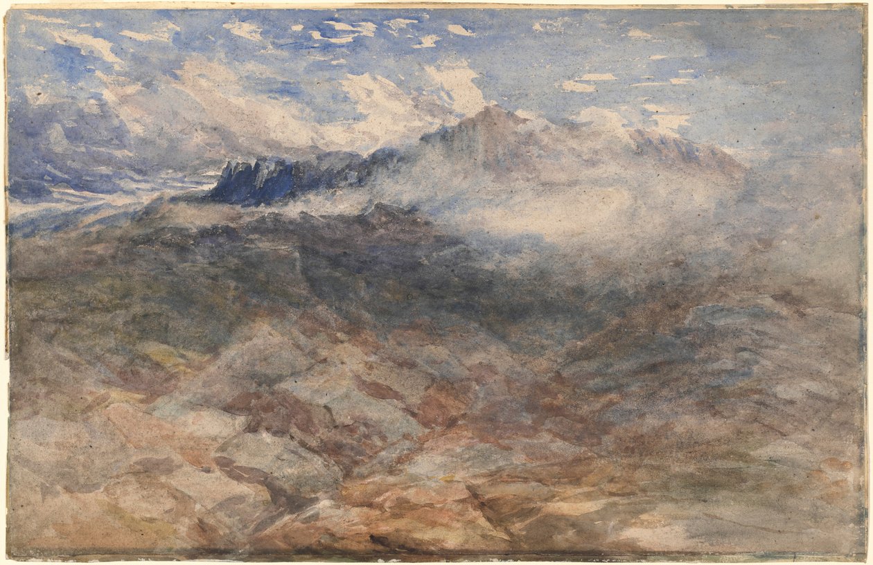 Alturas montañosas, Cader Idris de David Cox
