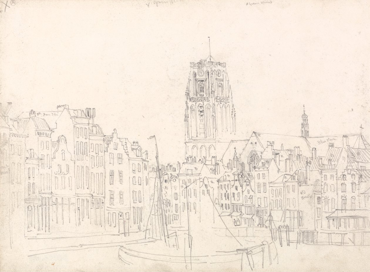 Rotterdam: Iglesia de San Lorenzo de David Cox
