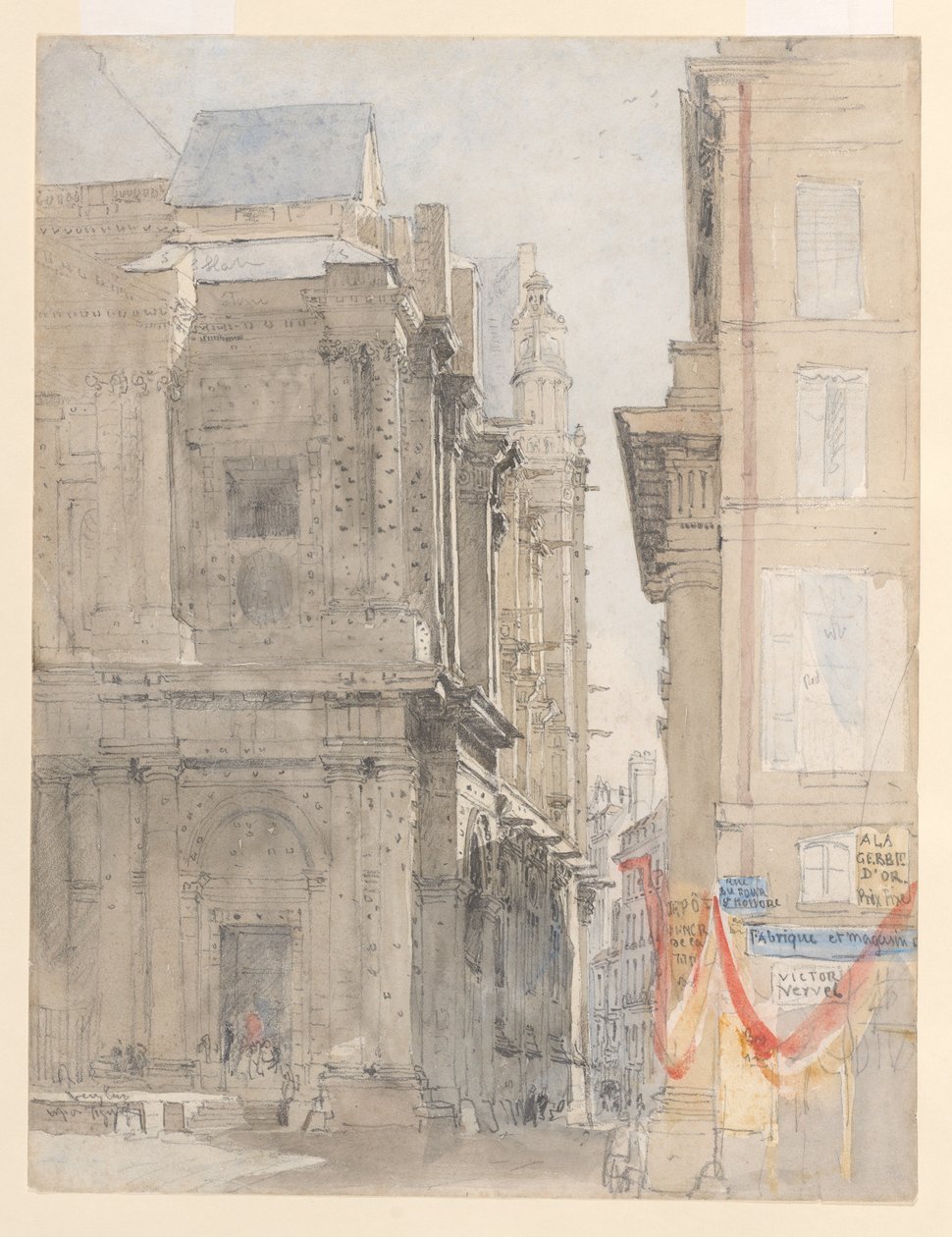 San Eustaquio, París de David Cox