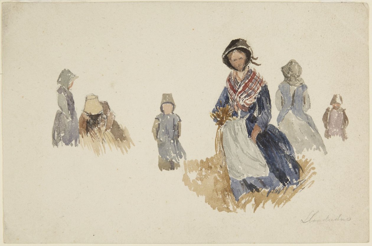 Estudios de mujeres de David Cox