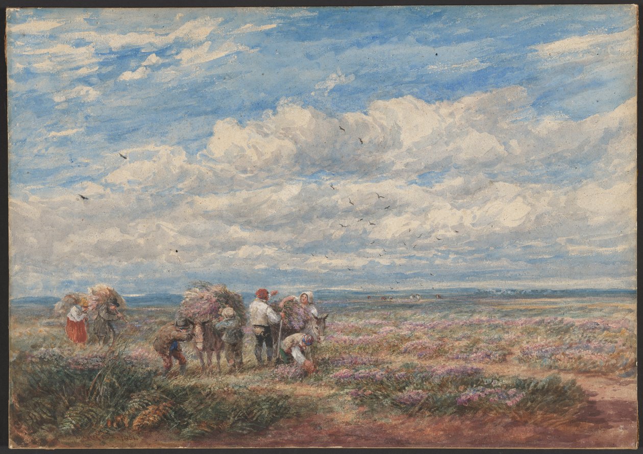 Los recolectores de brezo o retama de David Cox