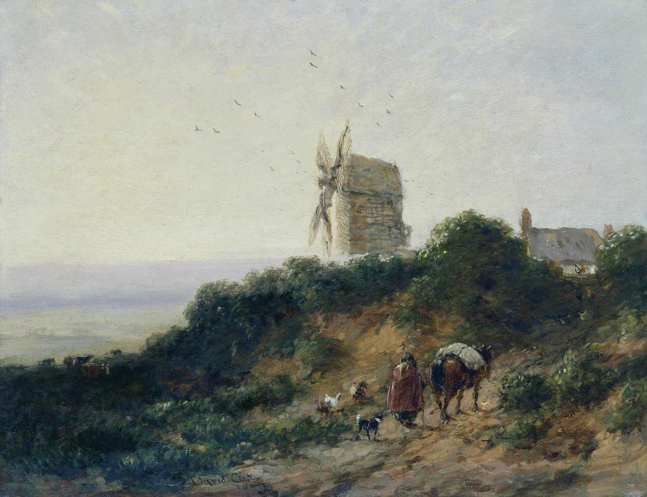 El camino al molino de David Cox
