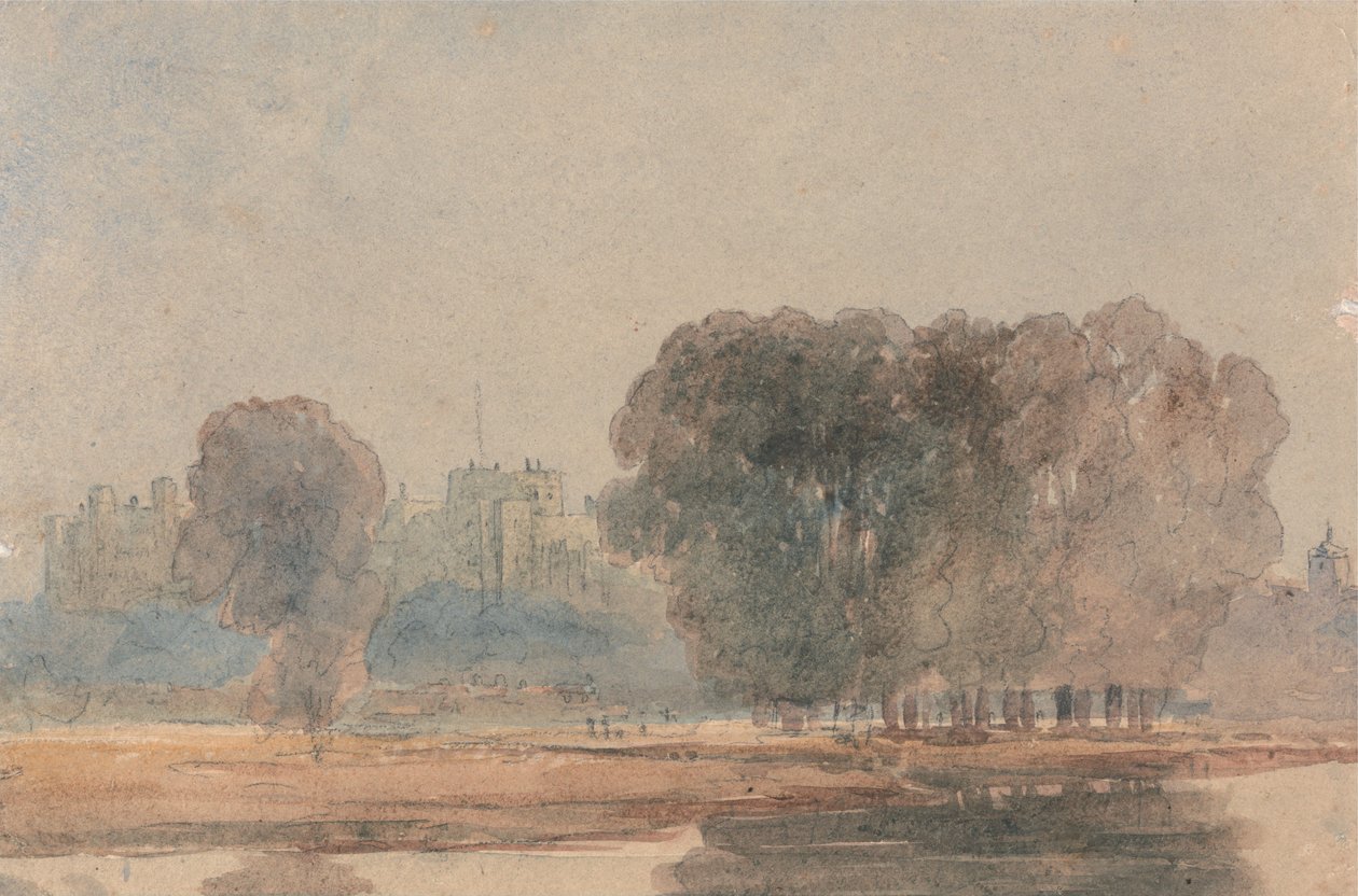 El castillo de Windsor desde los Brocas de David Cox