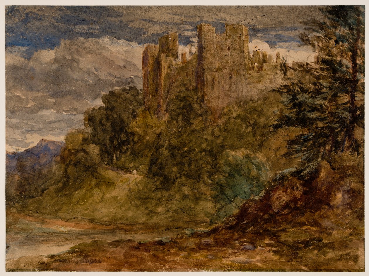 Castillo de Ludlow de David Cox the elder
