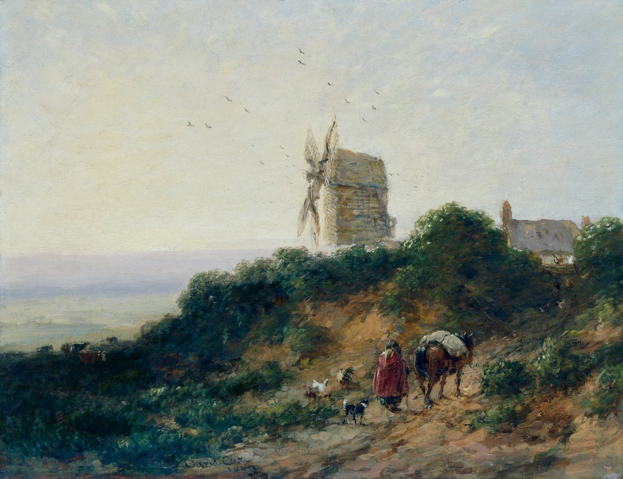 El camino al molino de David Cox the elder
