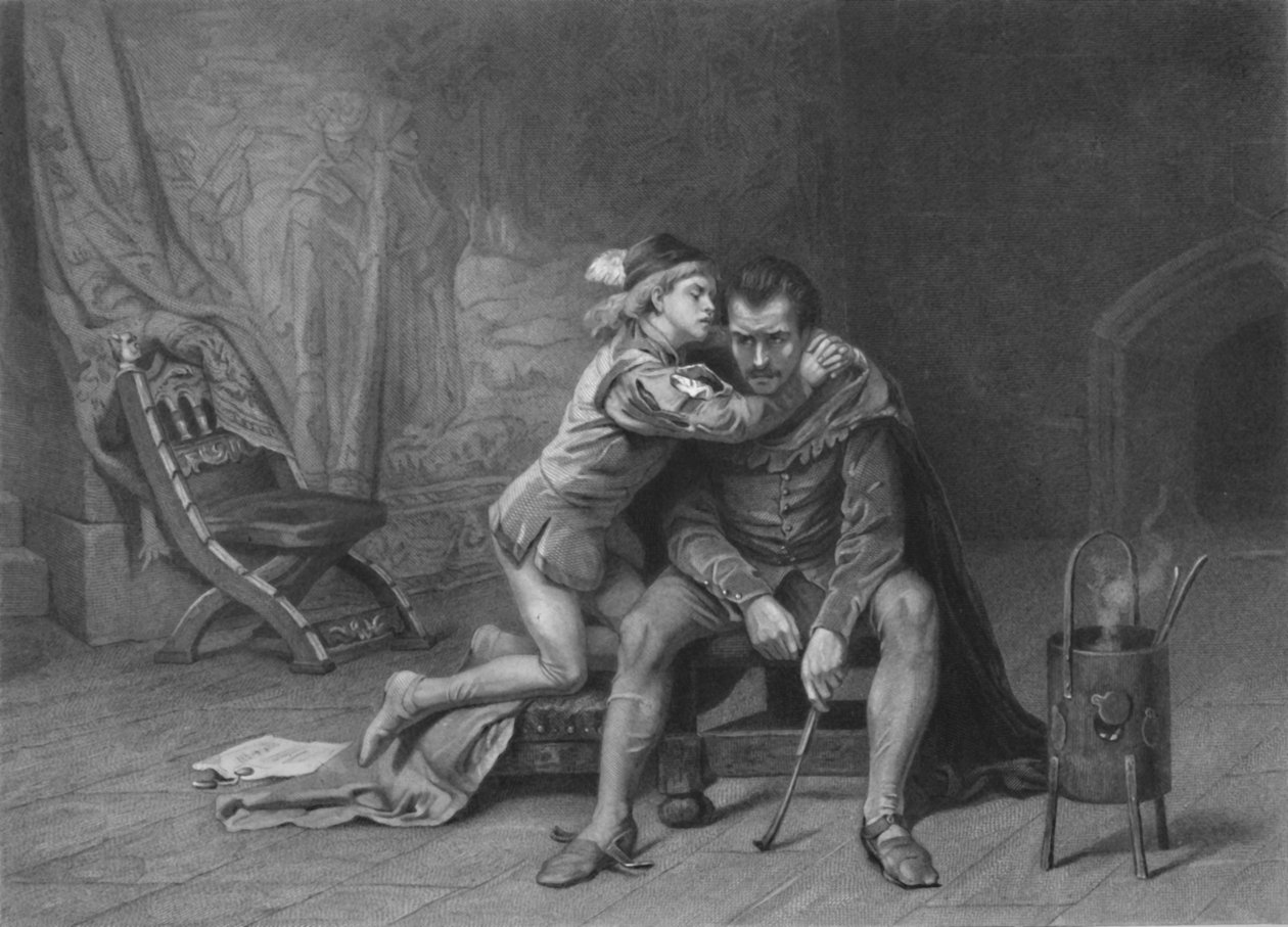 Príncipe Arturo y Hubert Rey Juan de David Desvachez