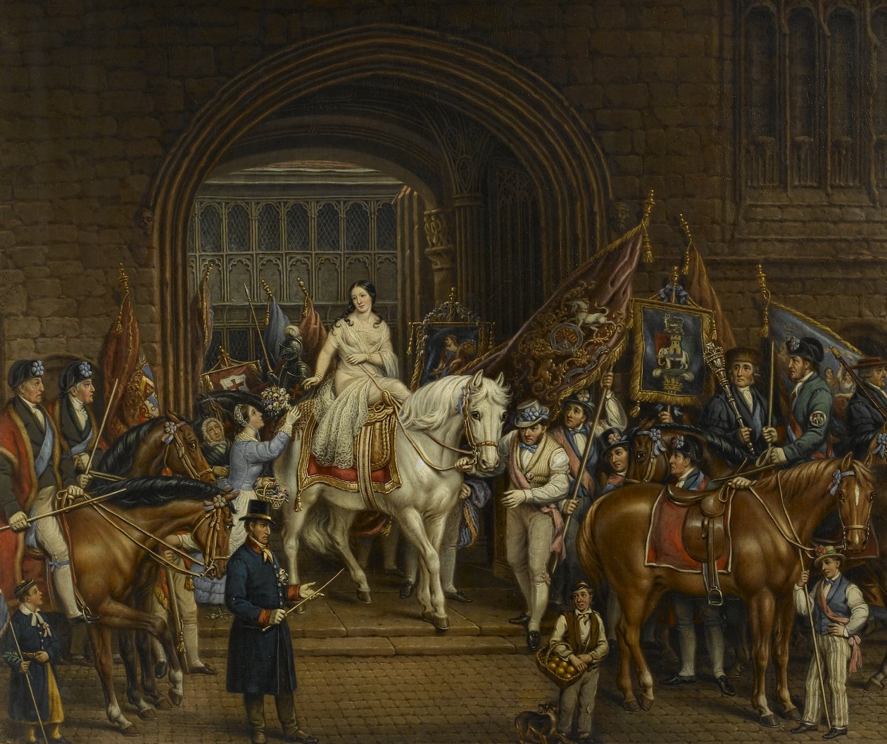 Procesión de Lady Godiva de 1829, 1867 de David Gee
