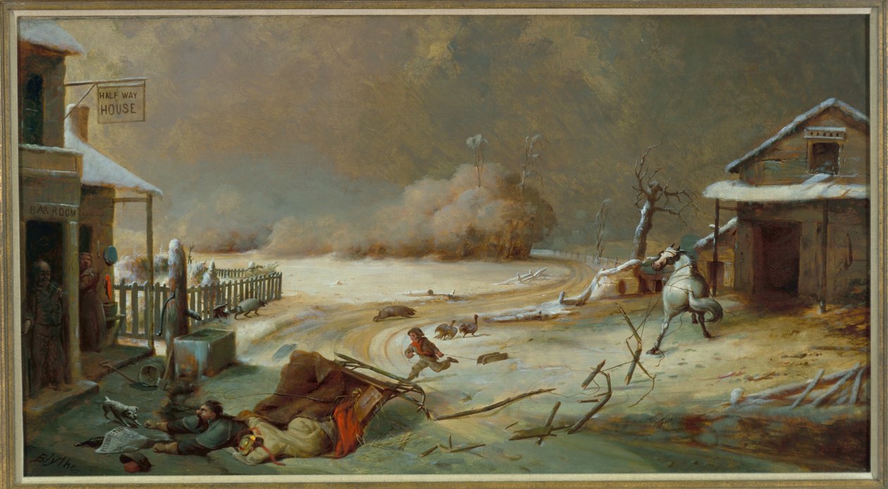 Casa de paso, 1864 de David Gilmour Blythe