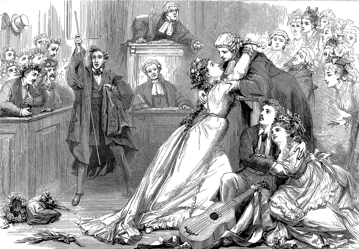 Una escena de Juicio por Jurado de David Henry Friston