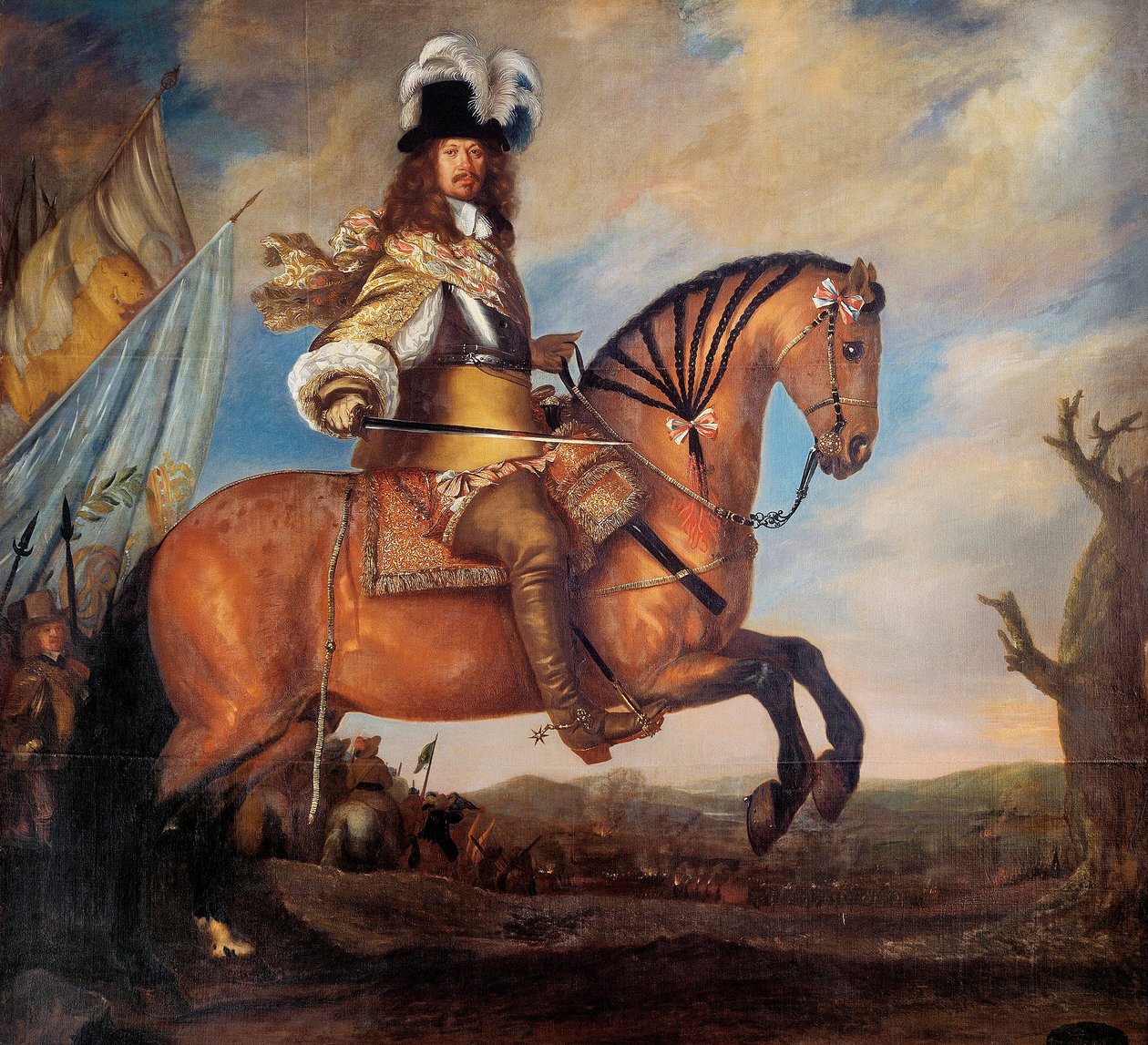 Carl Gustaf Wrangel (1613-1676) título: Gustaf Wrangel (1613-1676)» etiqueta: QS:Len, «Carl Gustaf Wrangel (1613-1676)» de David Klöcker Ehrenstrahl