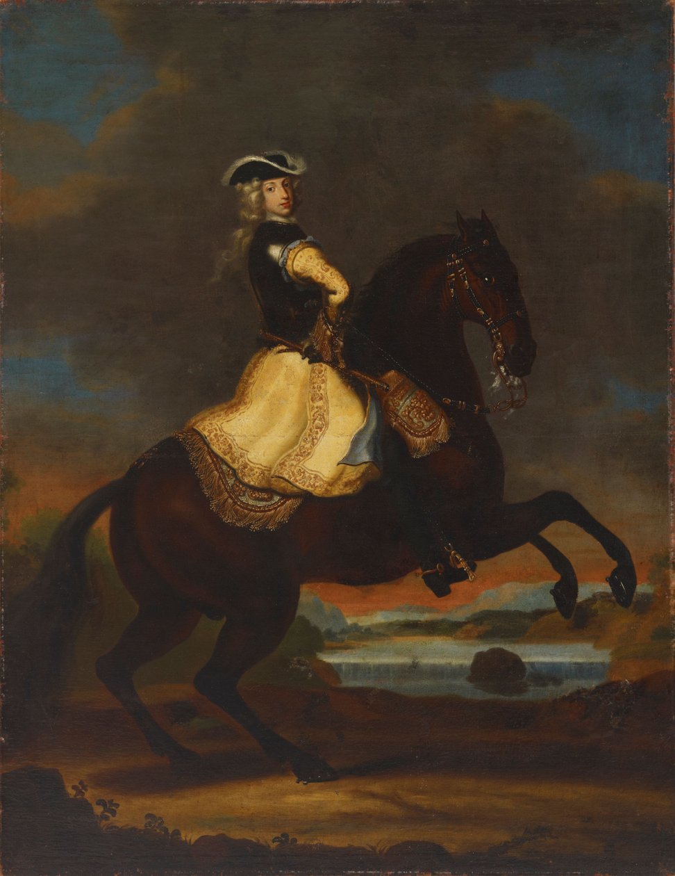 Carlos XII, rey de Suecia de David Klöcker Ehrenstrahl