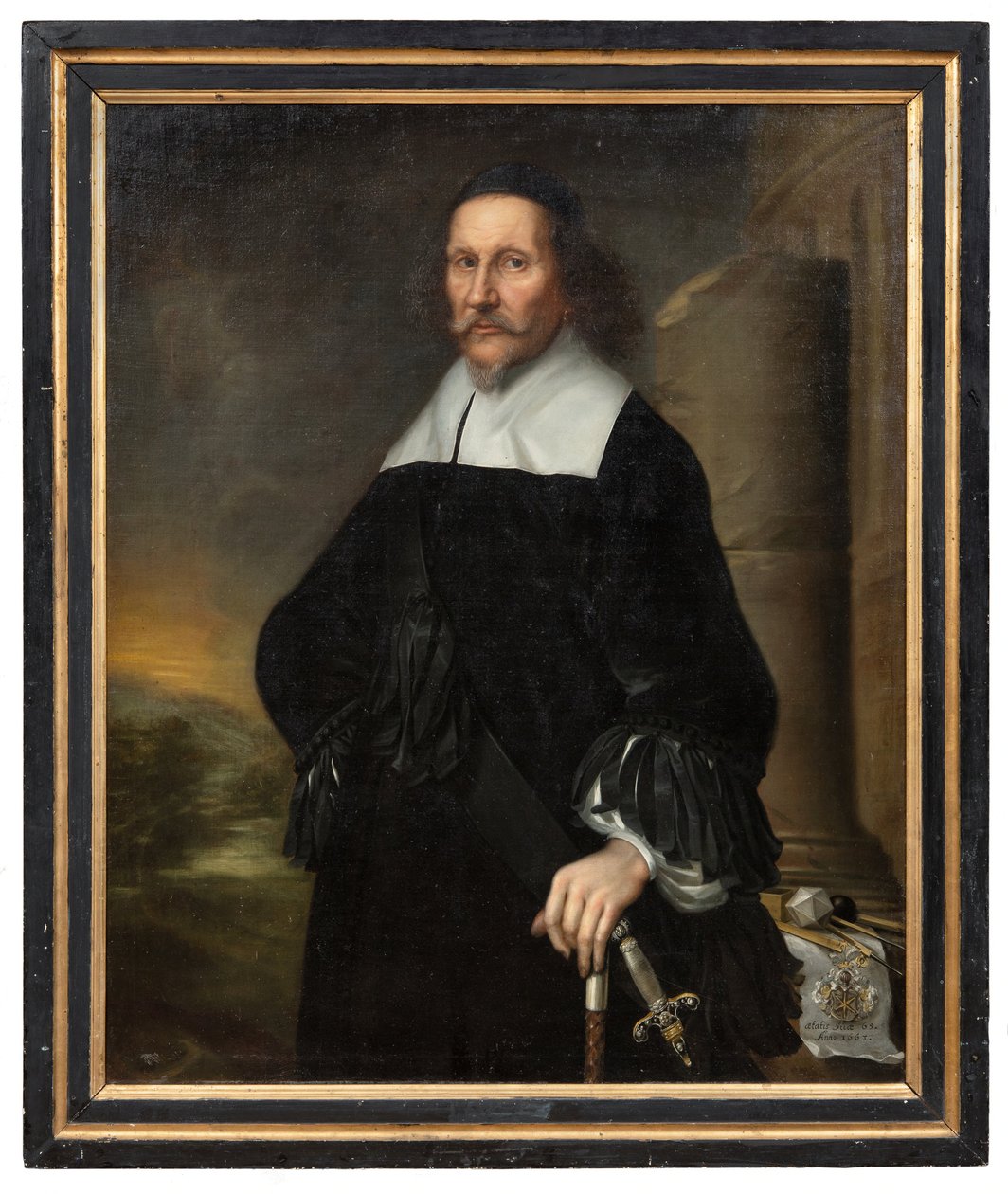 Georg Stiernhielm (1598-1672), anticuario nacional, archivero nacional y poeta, 1663 de David Klöcker Ehrenstrahl