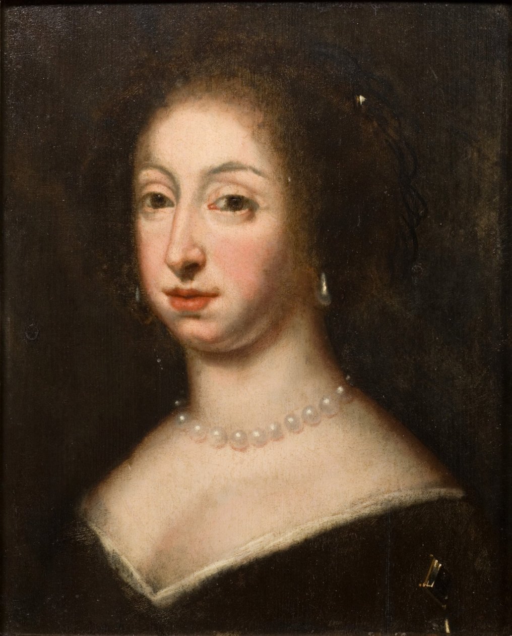 Hedvig Eleonora (1636-1715), princesa de Holstein-Gottorp, reina de Suecia, casada con Carlos X Gustavo de Suecia de David Klöcker Ehrenstrahl