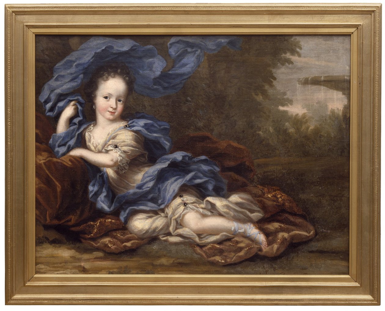 Hedvig Sofia, 1681-1708, princesa de Suecia, duquesa de Holstein-Gottorp de David Klöcker Ehrenstrahl
