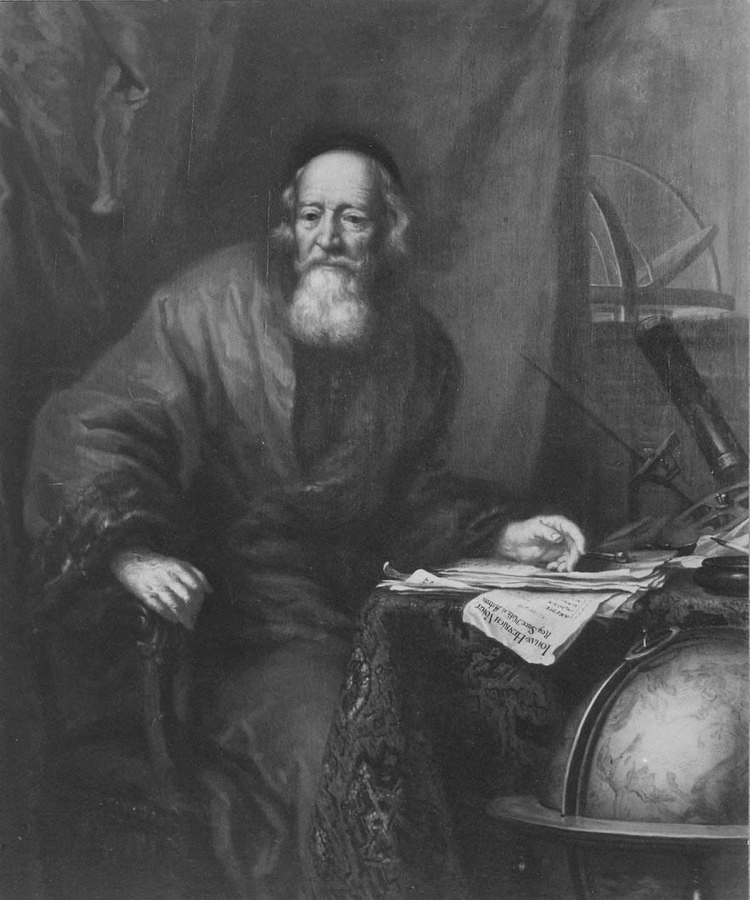 Johann Heinrich Voigt (1613-1691), astrónomo y matemático, 1687 de David Klöcker Ehrenstrahl