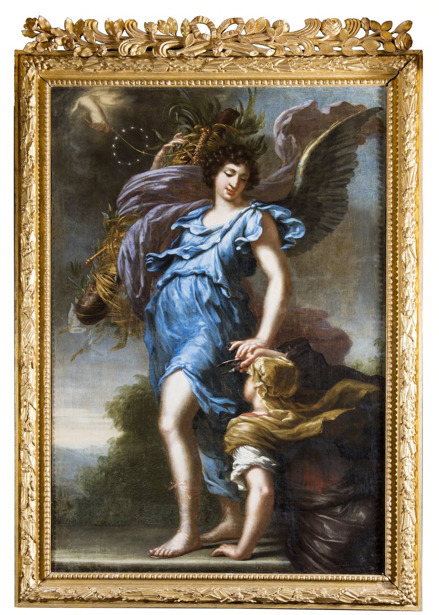 El ángel de la guarda del rey Carlos XI. Alegoría de David Klöcker Ehrenstrahl