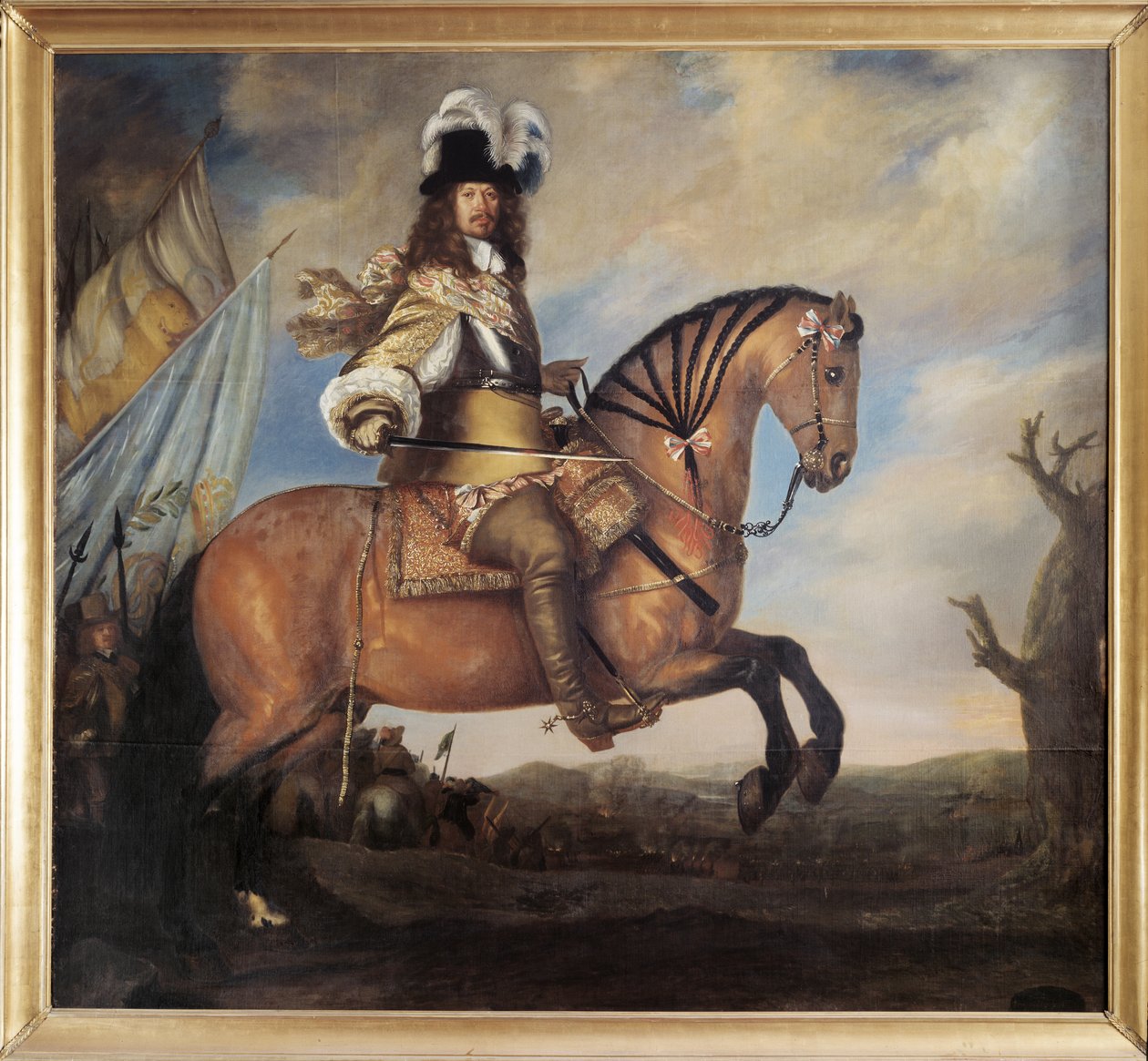 Retrato, hombre de David Klöcker Ehrenstrahl