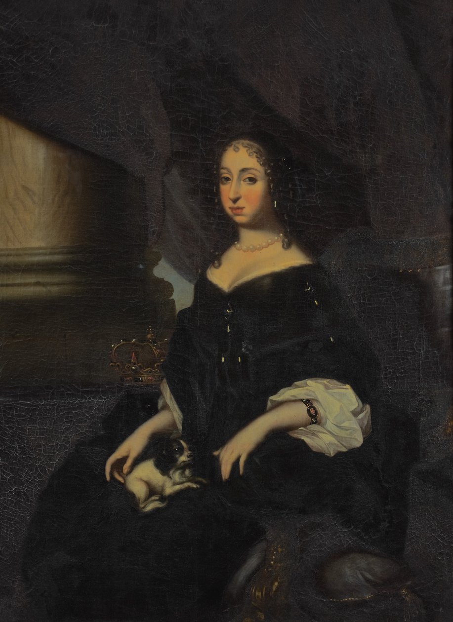 Retrato de Hedvig Eleonora de Holstein-Gottorp (1636-1715), etiqueta QS:Lsv, ««Retrato de Hedvig Eleonora»label QS:Len,«Retrato de Hedvig Eleonora de Holstein-Gottorp (1636-1715)» de David Klöcker Ehrenstrahl