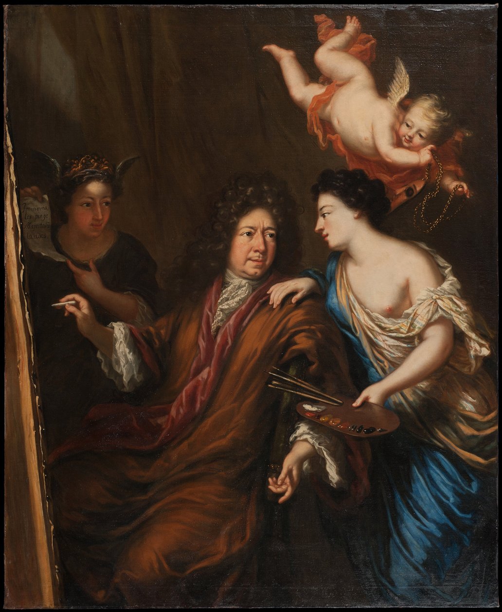 Autorretrato con alegorías de David Klöcker Ehrenstrahl