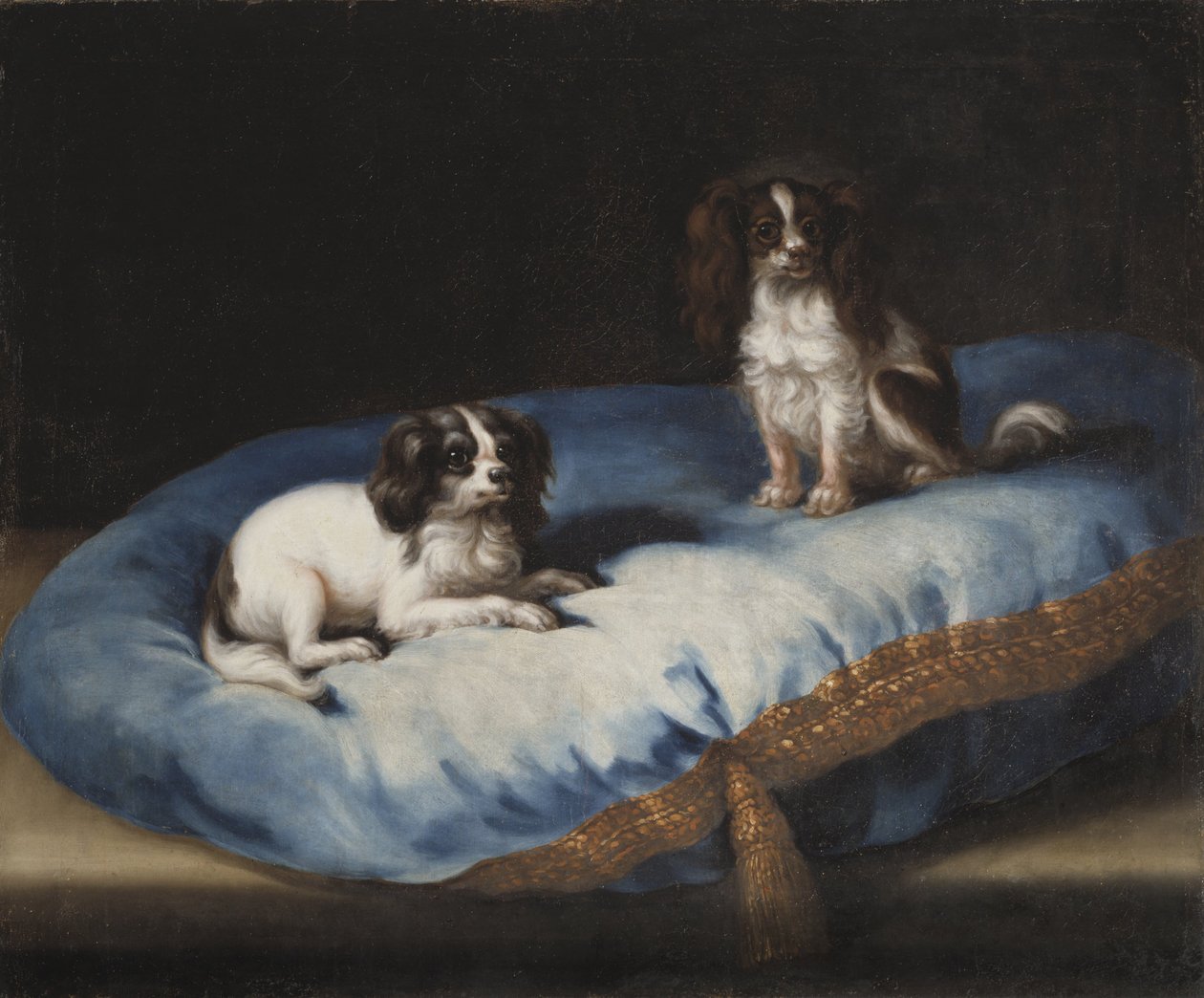 Dos perros pequeños de David Klöcker Ehrenstrahl