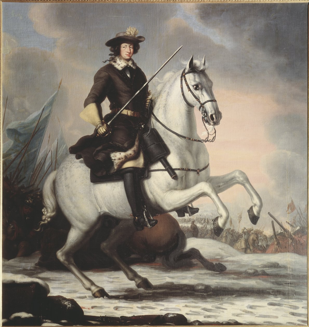 Rey Carlos XI, 1676 de David Klöcker Ehrenstrahl