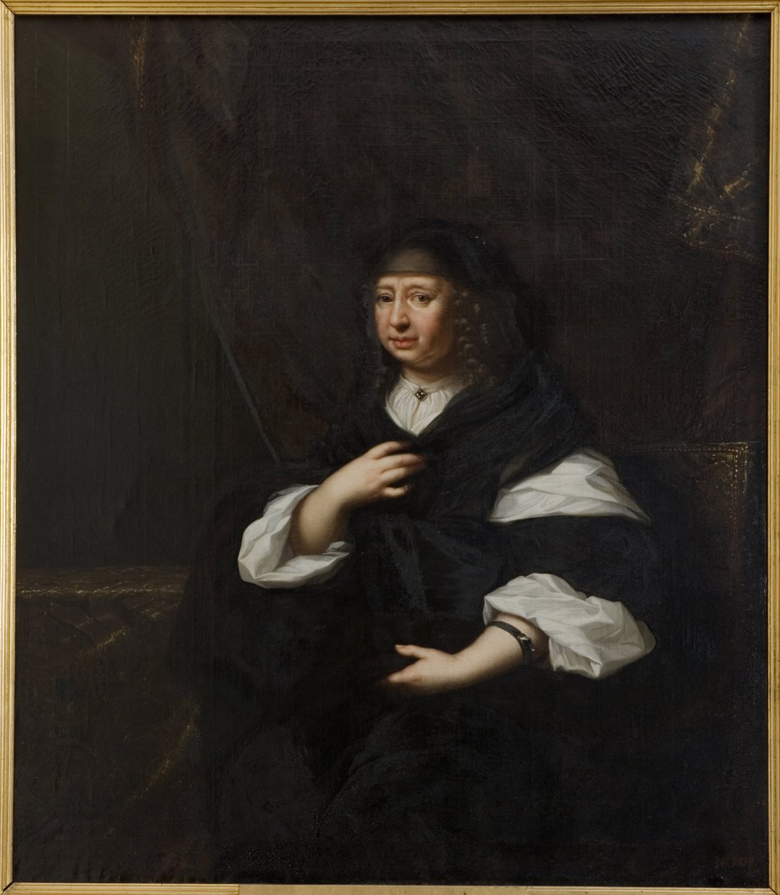 Retrato de la Princesa María Isabel de Sajonia (1610-1684), Duquesa de Holstein-Gottorp de David Klöcker Ehrenstrahl