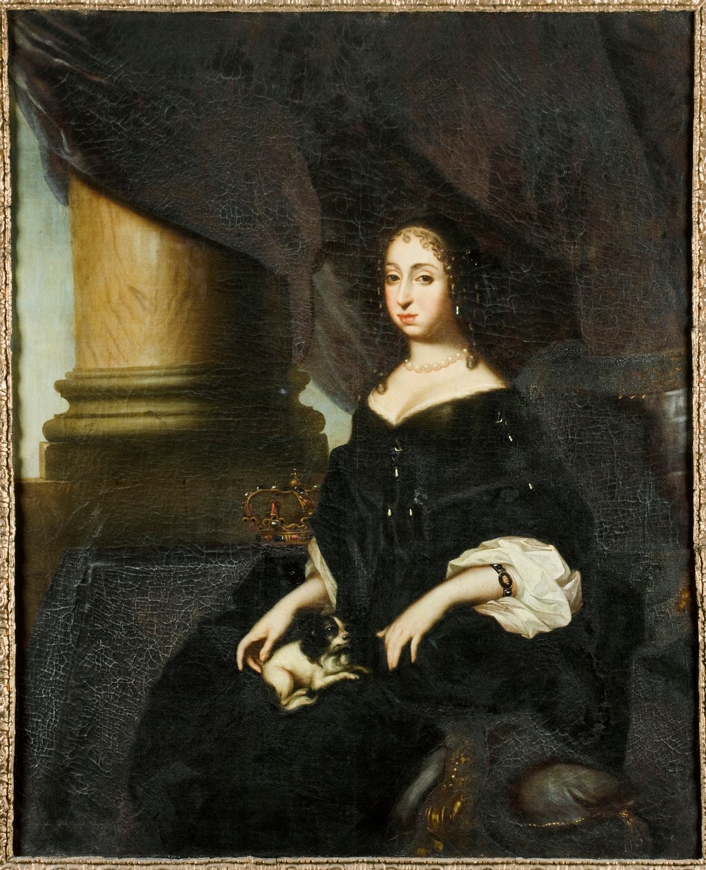 Retrato de Hedvig Eleonora de Holstein-Gottorp 1636-1715, Reina de Suecia, c. 1670 de David Klöcker Ehrenstrahl
