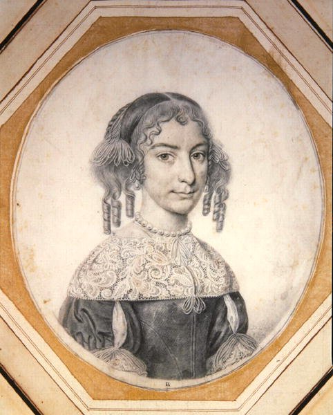 Retrato de una dama de David Loggan