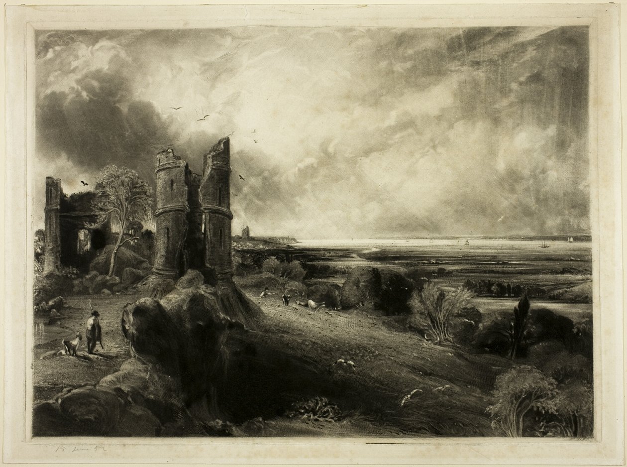 Castillo de Hadleigh cerca del Nore de David Lucas